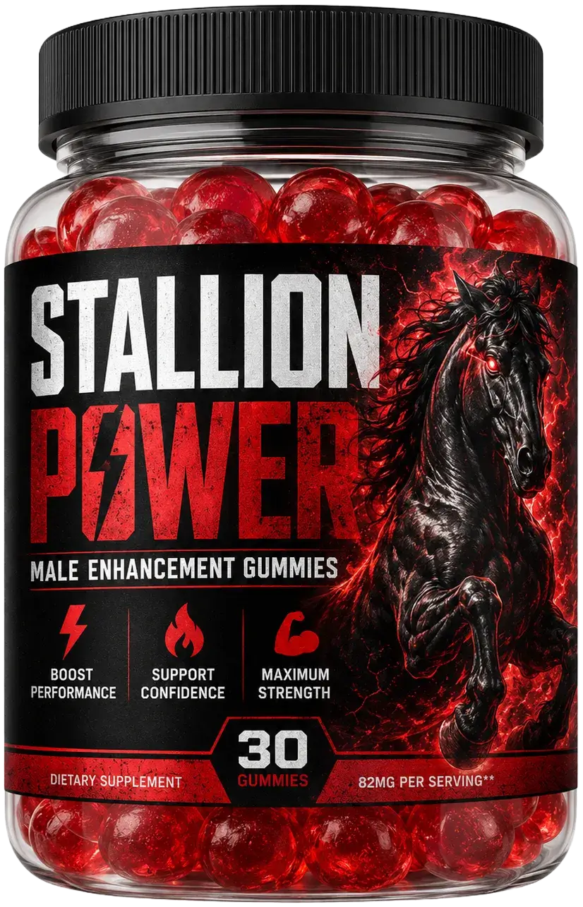 Stallion Power supplement bottle